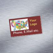 Visitekaartje Magnet Magnetisch Visitekaartje (Voorbeeld)