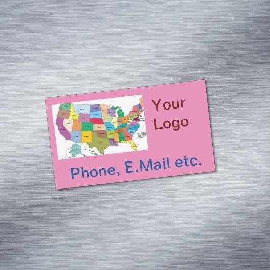 Visitekaartje Magnet Magnetisch Visitekaartje (Voorbeeld)