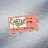 Visitekaartje Magnet Magnetisch Visitekaartje (Voorbeeld)