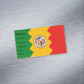 Visitekaartje Magnet met vlag van Los Angeles Magnetisch Visitekaartje (Voorbeeld)