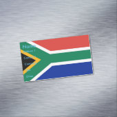 Visitekaartje Magnet met vlag van Zuid-Afrika Magnetisch Visitekaartje (Voorbeeld)