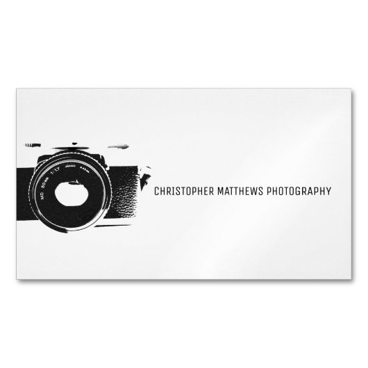 visitekaartje magnet voor fotografie magnetisch visitekaartje (Voorkant)