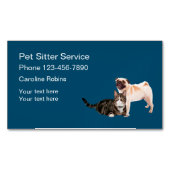 Visitekaartje magneten voor huisdierenverzorging (Voorkant)
