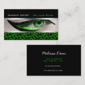 Visitekaartje maken van artistieke zout (Voorkant / Achterkant)