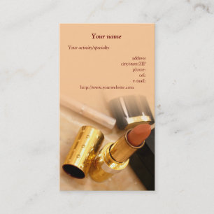 visitekaartje "Makeup products"