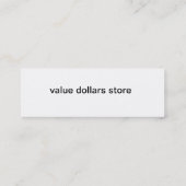 Visitekaartje Manager (Achterkant)