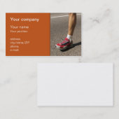 visitekaartje "Marathon man" (Voorkant / Achterkant)