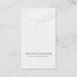 visitekaartje - Marble Gray Silver
