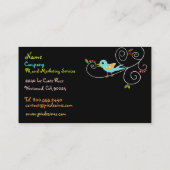 Visitekaartje, marketingbedrijf visitekaartje (Achterkant)