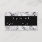 Visitekaartje/Marmer Afsprakenkaartje (Achterkant)