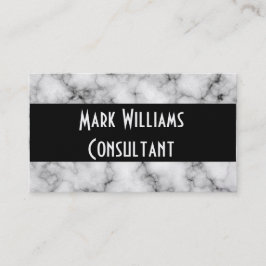 Visitekaartje/Marmer Afsprakenkaartje