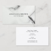 Visitekaartje Marmer Notional Loan Signing Agent (Voorkant / Achterkant)