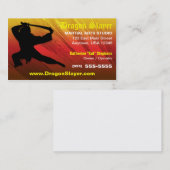 Visitekaartje Martial Arts Studio (Voorkant / Achterkant)
