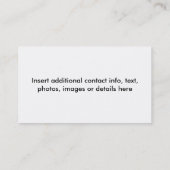 visitekaartje - Martinis Going, Going, GONE (Achterkant)