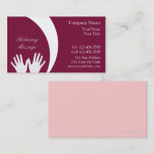 Visitekaartje massage (Voorkant / Achterkant)