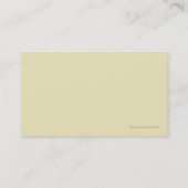 Visitekaartje massage (Achterkant)