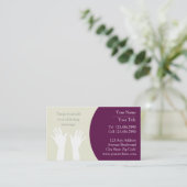 Visitekaartje massage (Staand voorkant)