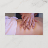Visitekaartje massage (Achterkant)