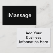 Visitekaartje massage (Voorkant / Achterkant)