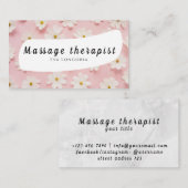 Visitekaartje massagetherapeut (Voorkant / Achterkant)