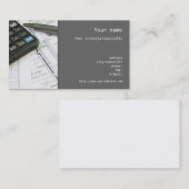 visitekaartje "Mechanische ingenieur" (Voorkant / Achterkant)