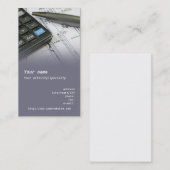 visitekaartje "Mechanische ingenieur" (Voorkant / Achterkant)