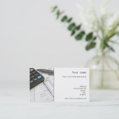 visitekaartje "Mechanische ingenieur" (Staand voorkant)