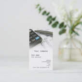 visitekaartje "Mechanische techniek" (Staand voorkant)