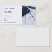 visitekaartje "Mechanische techniek" (Voorkant / Achterkant)