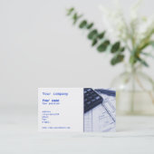 visitekaartje "Mechanische techniek" (Staand voorkant)