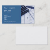 visitekaartje "Mechanische techniek" (Voorkant / Achterkant)