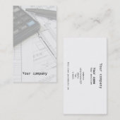 visitekaartje "Mechanische techniek" (Voorkant / Achterkant)