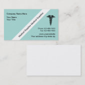 Visitekaartje medische benodigdheden (Voorkant / Achterkant)