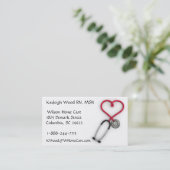 Visitekaartje medische diensten (Staand voorkant)