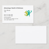 Visitekaartje Medische Gezondheidsdiensten (Voorkant / Achterkant)