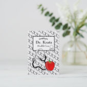 Visitekaartje medische gezondheidszorg (Staand voorkant)