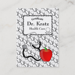 Visitekaartje medische gezondheidszorg