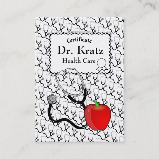 Visitekaartje medische gezondheidszorg (Voorkant)