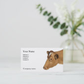 Visitekaartje melkkoeien (Staand voorkant)