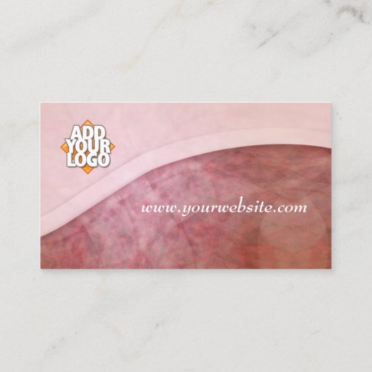 Visitekaartje met aardebogen (Achterkant)