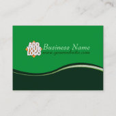 Visitekaartje met aardebogen (Achterkant)