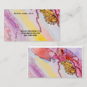 visitekaartje met abstract ontwerp (Voorkant / Achterkant)