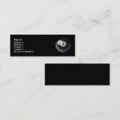 Visitekaartje met acht bakken (Voorkant / Achterkant)