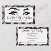 Visitekaartje met assen en borg (Voorkant / Achterkant)