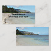 Visitekaartje met balkscènes (Voorkant / Achterkant)