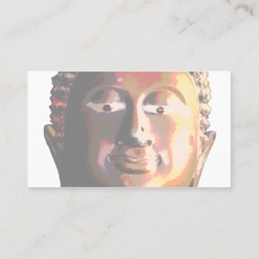 Visitekaartje met bamboeboom & zen kanji (Achterkant)