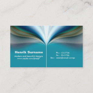 visitekaartje met bedrijfsstijl