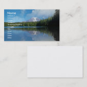 Visitekaartje met bergachtergrond (Voorkant / Achterkant)