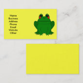 visitekaartje met Big Frog (Voorkant / Achterkant)