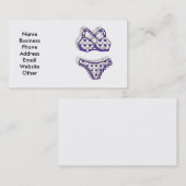 visitekaartje met Bikini Bathing Suit (Voorkant / Achterkant)